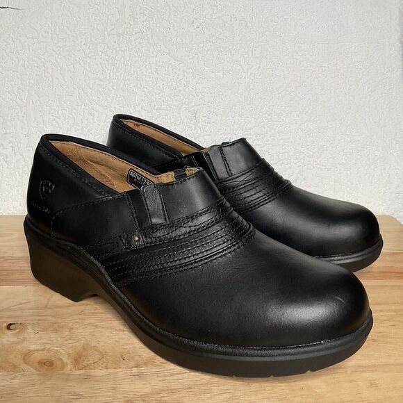 NWOB Ariat ASTM Steel Toe Slip Resistant Casual Work Safety Clog Women Size 11B - Picture 1 of 15